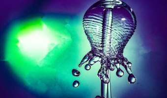 Jellyfish-in-Blau
